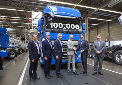 DAF PROIZVEDEL 100.000 CF IN XF TOVORNJAKOV V ROKU DVEH LET